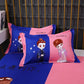 Two-pack Pillowcases for Couples Bedroom Pillowcases Thickened Brushed Cartoon Pillowcases Skin-friendly Soft Pillowcases