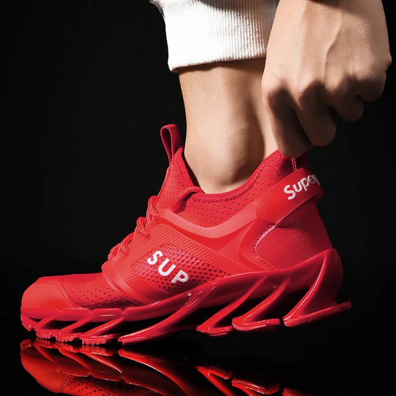 Men's large 36-47 men's and women's jogging shoes outdoor breathable jogging sports blade shoes men