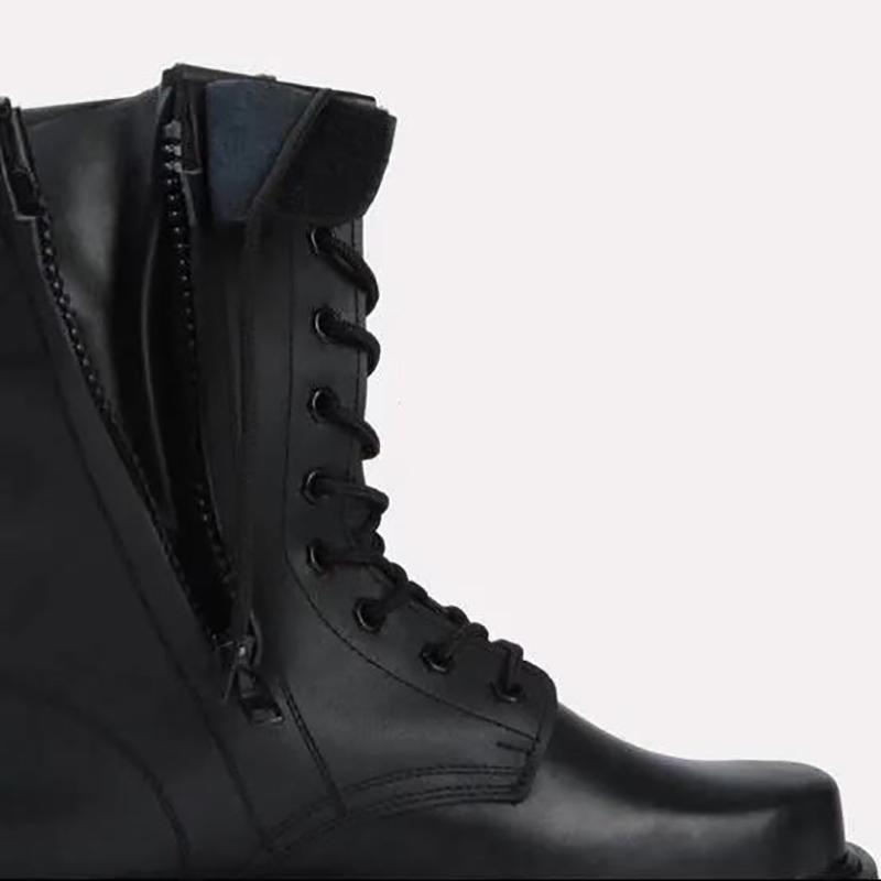 Genuine Leather Army Boots Leather Steel Toe Steel Sole Outdoor Men's Tooling Martin Boots Men's Breathable High-top Boots