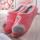 Autumn and Winter Pure Cotton Slippers Flamingo Design Shoes Fashion Flat Cotton Shoes Indoor Casual Shoes