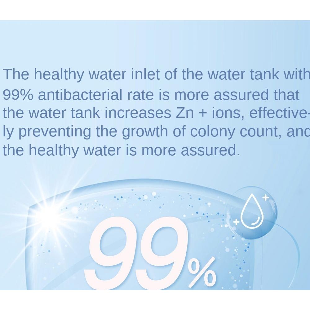 Instant Heating Water Dispenser Antibacterial Touch Version Electric Drinking Fountain 3.0L for Home