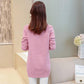 Regular Mid-length Base Sweater Women Loose Slim Fit Half High Neck Large Size Sweater Coat