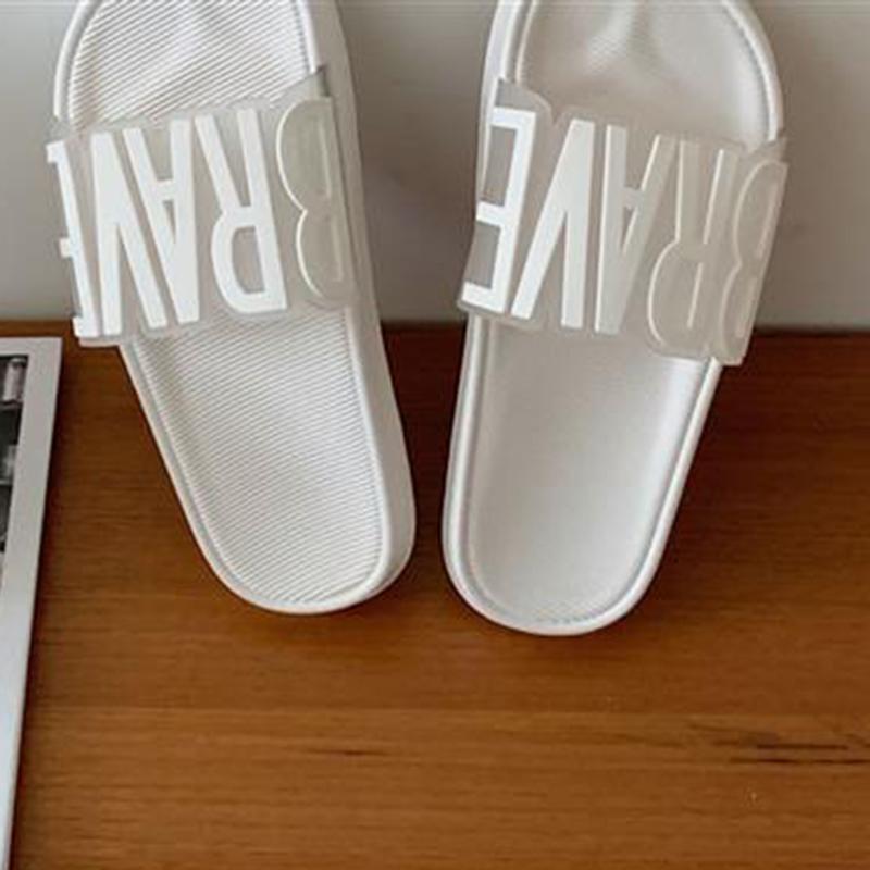 Slippers Female Summer Korean Style Fashion Indoor Home Home Non-slip Bath Sandals Outer Wear Letter Slippers