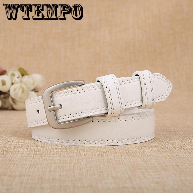 Retro student belt decoration elegant simple wild fashion personality belt female black trend
