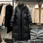 Winter Mid-length Thick Black Down Jacket Korean Version Loose Down Jacket Women Plus Size Fashion Warm Jacket Trend
