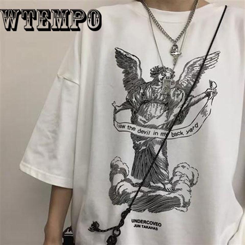 T Shirt New Fashion Create Great T Shirt For Men Summer Angel cross Print T-Shirt Men