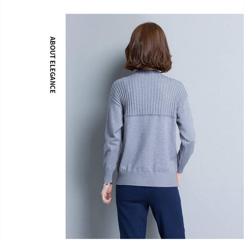 Winter Half Turtleneck Sweaters Thick Short Loose Cashmere Bottom Shirts Knitted Pullovers