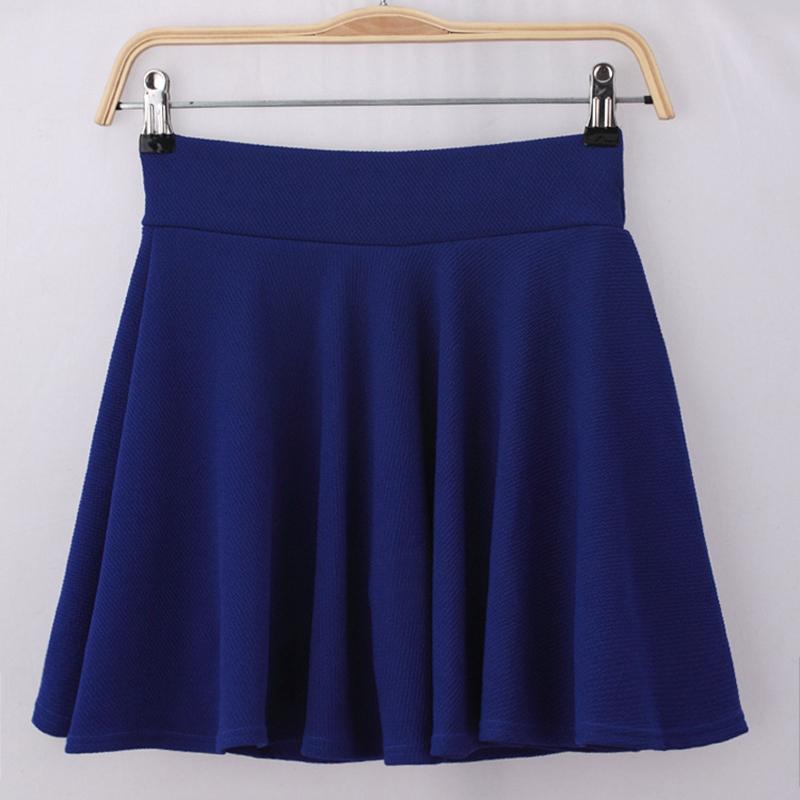 Spring Summer Women's Short Pettiskirt Anti-empt Puffy Oversized Elastic Waist Good Elasticity Pleated A-line Skirt