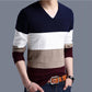 Cashmere Wool Sweater Men 2019 Autumn Winter Slim Pullovers Men V-Neck Pull Homme Christmas Sweaters