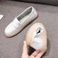 White Shoes Spring Summer Hollow Non-slip Flat Bottom All-match Single Shoes Breathable Comfortable Soft Bottom Pregnant Women Nurse Shoes