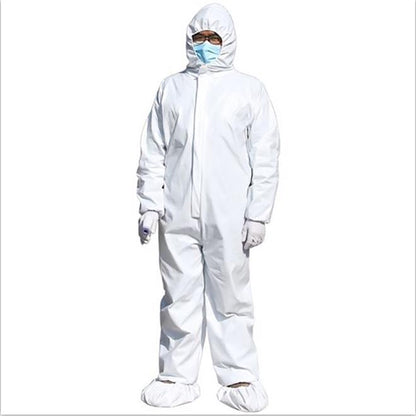 Protective Coverall Hooded Protective Elastic Waist Clothing Against Dry Splash Type Protection Suit
