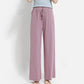 Summer Pants Women Plus Size Loose Flared Casual Long Trousers Lady Bottoms