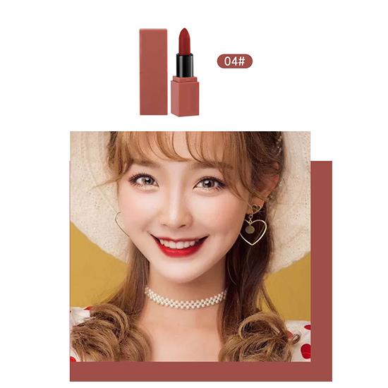 Minimalist 5 Color Moisturize Matte Long Lasting Lipstick Set Waterproof Lipstick Makeup Cosmetic