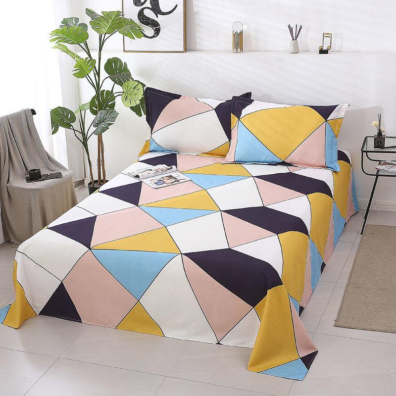 Household Skin-friendly Washed Cotton Female Beding Student Dormitory Bed Linen