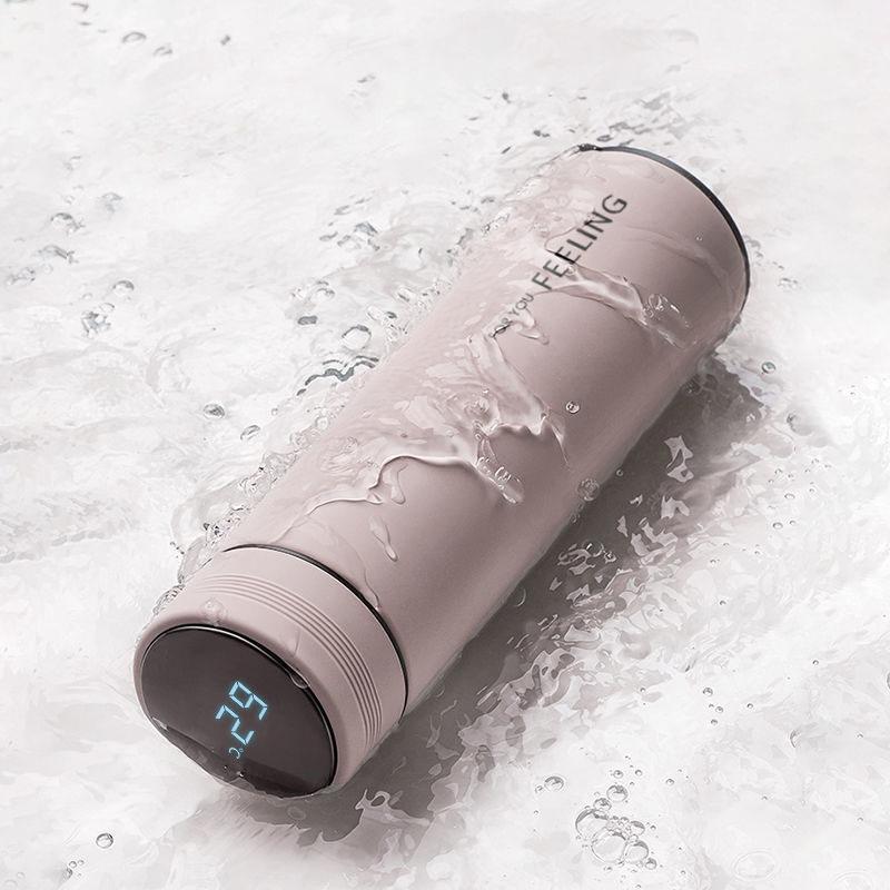 Intelligent Thermos Coffee Bottle Chinese Classical Style LED Touch Display Stainless Steel Thermal Cup Tea Mug Water Bottles Portable Business Cup