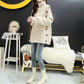 Autumn Winter Thick Warm Turtleneck  Sweater Women Casual Loose Button Knit Sweater Base or Outer Wear