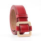 Belts Classic Square Buckle Wide Belts for Women Casual Leather Belt