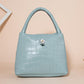 Girls Canvas Bag Color Matching Zipper Small Square Bag Handbag Lunch Box Bag Lunch Bag Waterproof Cloth Bag