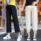 Pregnant Women's Pants Summer Loose Fashionable Wide-leg Pants Nine-point Pants Thin Belly Lift Pants Large Size Pregnant Women's Pants
