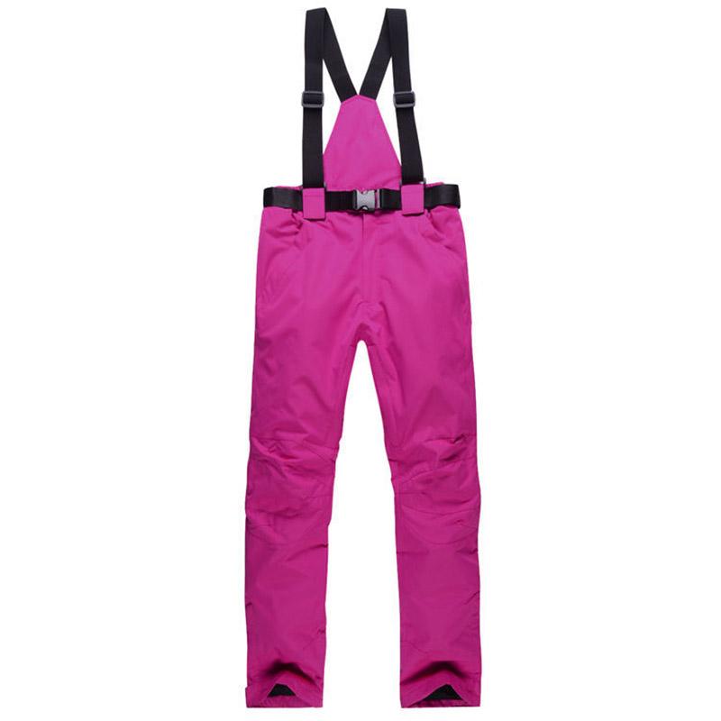 Men's and Women's Ski Pants Winter Outdoor Warm and Windproof Waterproof Snowboard Pants Jumpsuit Ski Overalls Snow Pants