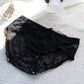 French Lace Panties Women's Mid-waist Sexy Transparent Ice Silk Cute Girl Briefs