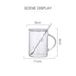 Couple Cup Creative Luminous Starry Sky Universe Office Glass Drinking Cup with Lid Spoon Cup Personality Trend