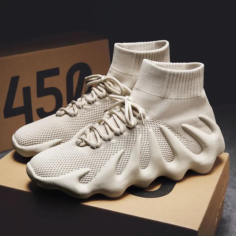 Korean Style Trendy All-match Socks Shoes Teen Student Trendy Shoes Men's High Top Sneakers