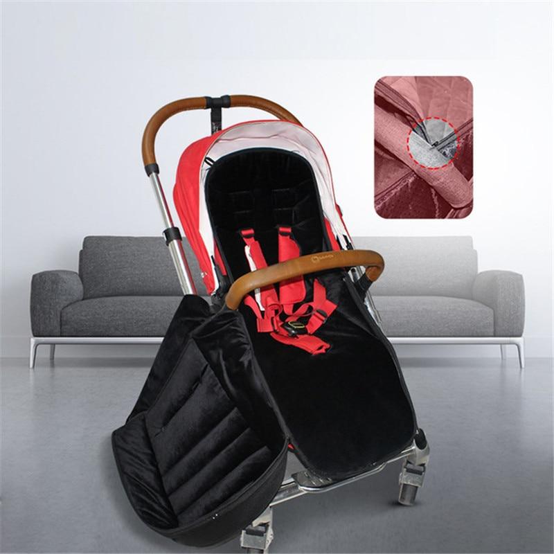 Winter Thick Sleeping Bags Warm Baby Sleepsack Envelope for Newborn Infant Windproof Stroller Cushion Footmuff  Pram