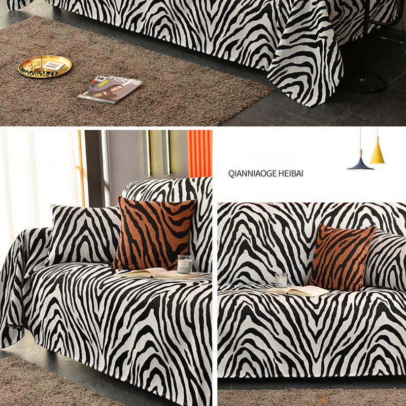 Leisure Sofa Blanket Bed Quilt Houndstooth Style Light Luxury Sofa Towel Universal Cover Modern Fabric Sofa Cushion Non-slip Anti-scratch