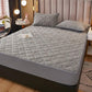 3pcs/set Lamb Velvet Bedspread Thick Quilted Coral Velvet Mattress Protector
