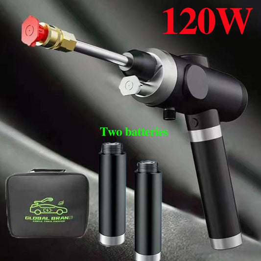 Luxury Wireless High Pressure Water Gun Set Electric Car Washer Car Wash Tool with Two Batteries and Tool Bag