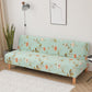 All-inclusive Folding Sofa Bed Cover Tight Wrap Magic Sofa Cover  Printed Stretch Couch Cover Without Armrest