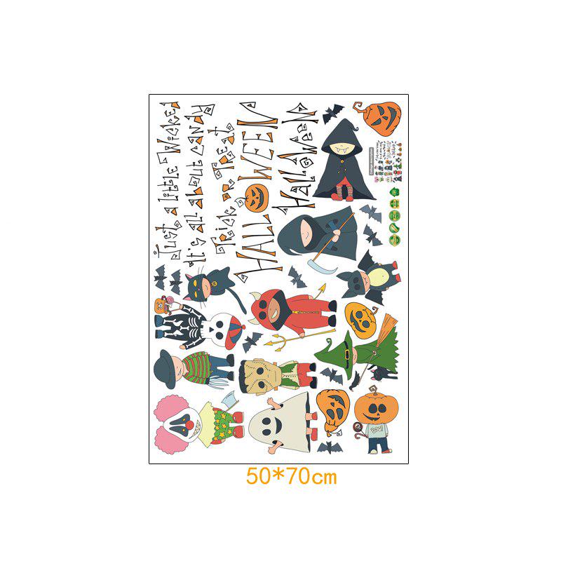 [Wall sticker ]Diy Halloween Decoration Wall Stickers For Kids Rooms Party Window Refrigerator Haunt