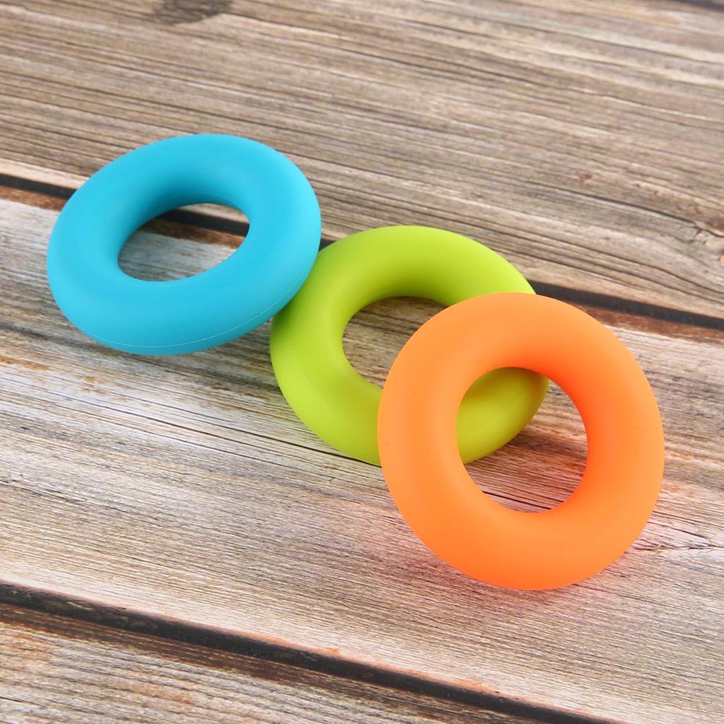 30-50LB O Shape Silicone Hand Gripping Ring Grip Force Strength Finger Gripper Muscle Power Training