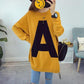 Pregnant Women's Autumn  Fashionable Sweaters  Mid-length Loose Coats  Maternity  Thicker Korean Winter Clothes