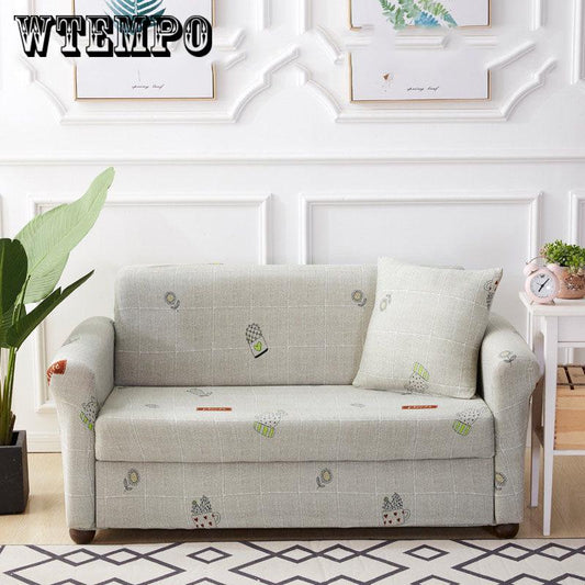 1/2/3/4 Seaters Peony Floral Sofa Covers Elastic Stretch Settee Couch Slipcover Protector