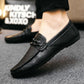 Men's British All-match Casual Leather Shoes Breathable Non-slip Loafers