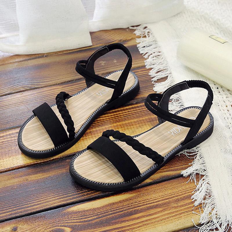 Women's Summer Sandals All-match Thick-soled Height-increasing Shoes Fashion Students Wear Sandals Outside