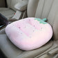 Car Cushion 1pc Plush Soft Cotton Pad Cartoon Comfortable Car Cushion Non-slip Breathable Car Cushion