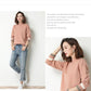 Half-Turtleneck Knitted Sweaters Women Long Sleeve Thick Soft Sweater Pullovers Winter Solid Bottoming-shirt