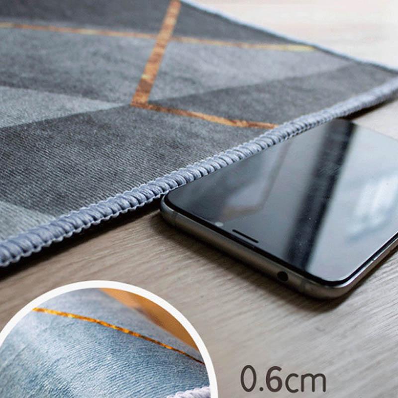 Household Door Pad Floor Door Entrance Door Minimalist Line Feeling Dirty Foot Pad Bathroom Water Absorption Anti-skid Door 50 * 80/60 * 90cm