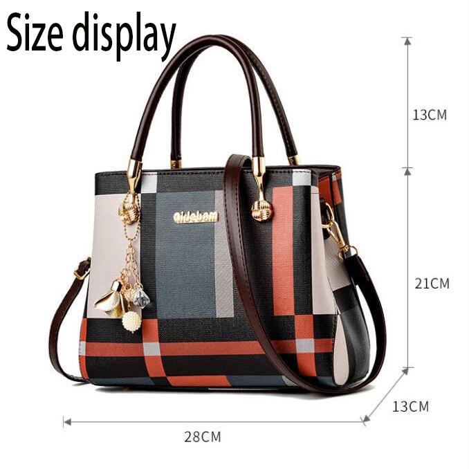 Shoulder Handbag Trendy wild Woman bag Leather bag Big capacity European and American style