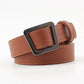 Belts Women Leather Imitation Paint Surface Alloy Buckle
