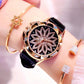 Women's Luxury Diamond Trend Quartz Watches Classic Vintage Disc Watch Rhinestone Bracelet Watches Birthday Gift Watches