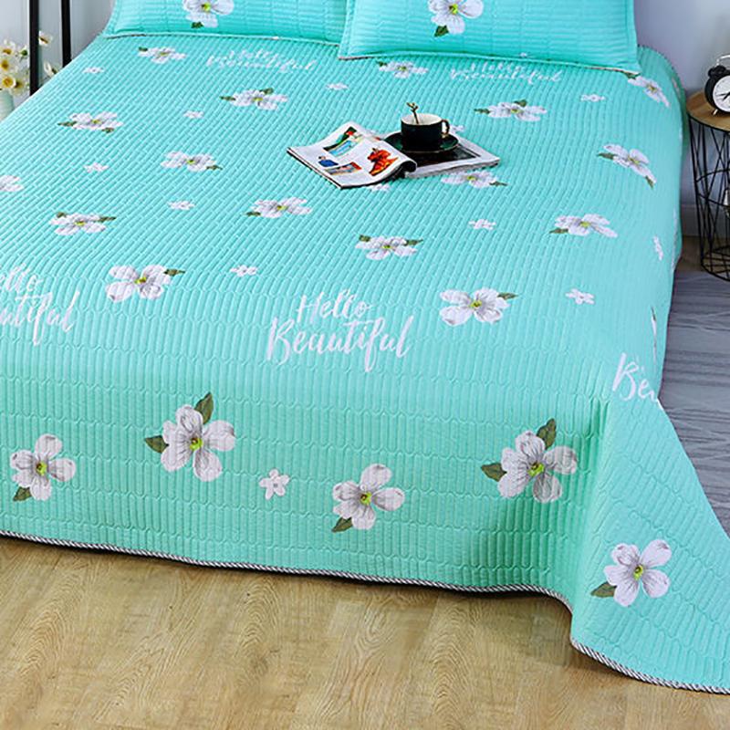 Skin-friendly Double-sided Bed Cover All Seasons Student Dormitory Mat One-piece Thick Bed Sheet Mattress Cover Blanket
