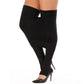 Auroth Winter Women's Leggings Elastic High Waist Plus Velvet Thicken Leggings Warm Pants Plus Size Trousers