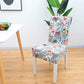 Chair Cover Elastic Printing Dining Stretch Elastic Slipcovers Chair Cover For Kitchen Wedding Hotel