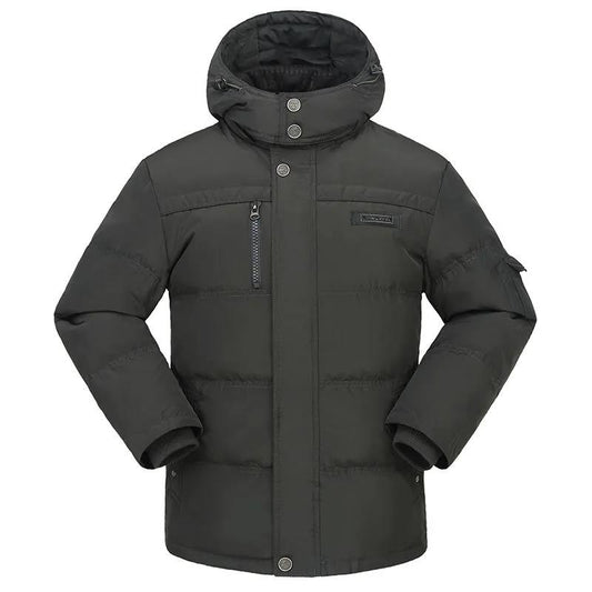 Elderly Down Jacket Men Middle-aged and Elderly Men Thick Down Jacket Duck Down Loose Coat