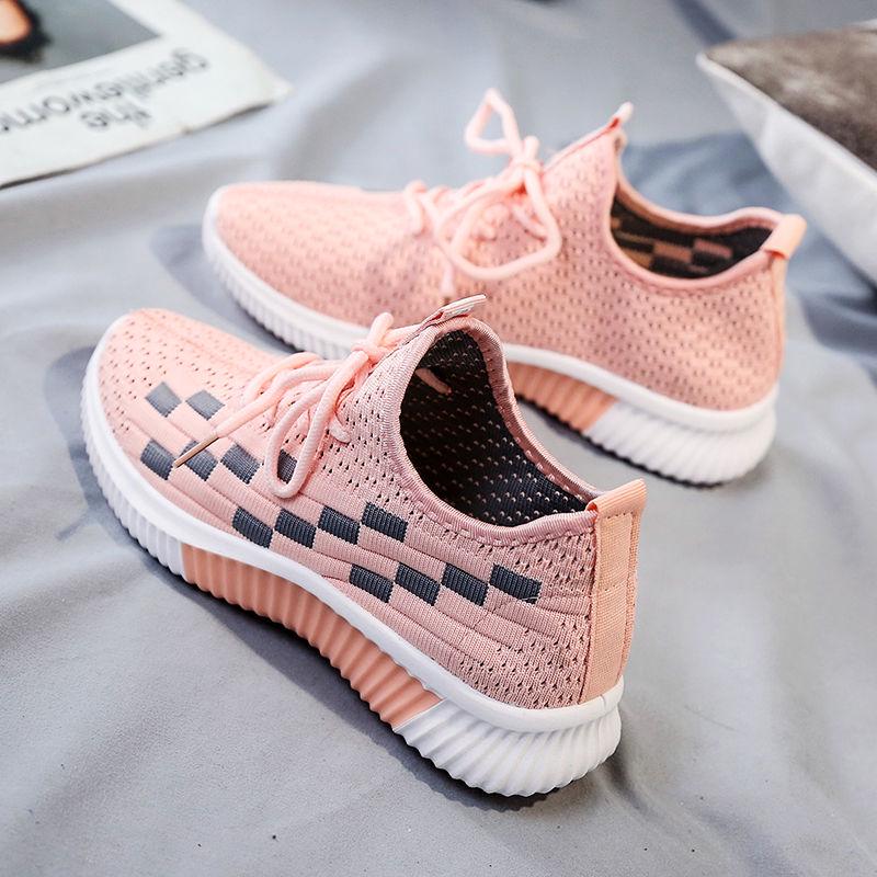 Coconut Shoes Female Angel Reflective Flying Woven Shoes Men's Breathable Casual Sports Shoes Men