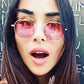 Fashion Sunglasses Women Brand Designer Small Frame Polygon Clear Lens Sunglasses Men Vintage Sun Gl